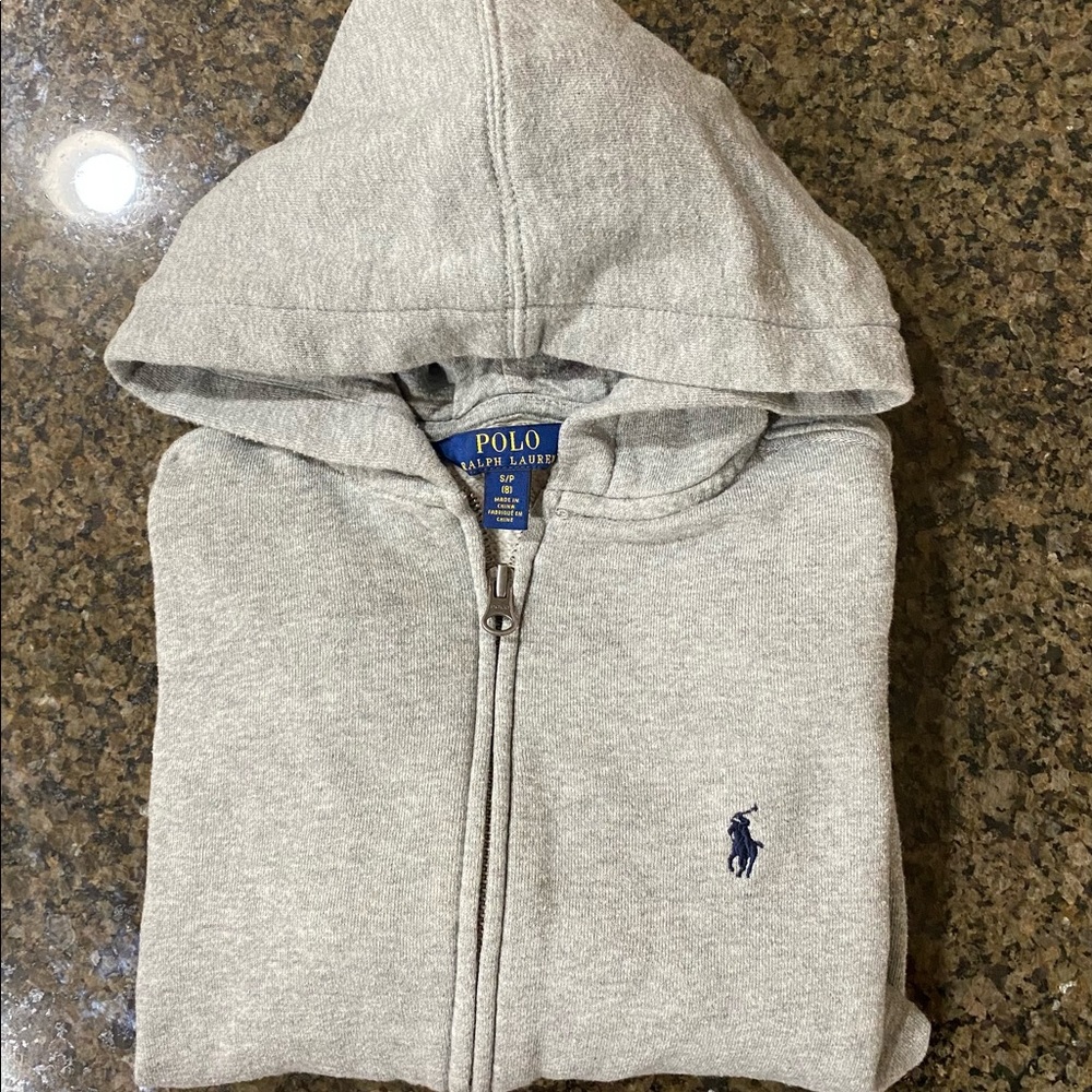 Ralph Lauren Boy’s Gray Fleece Hoodie